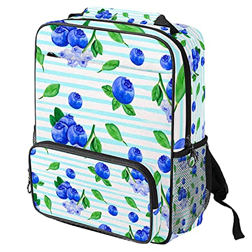 Sac de travail tendance à rayures bleues protégez votre ordinateur avec style