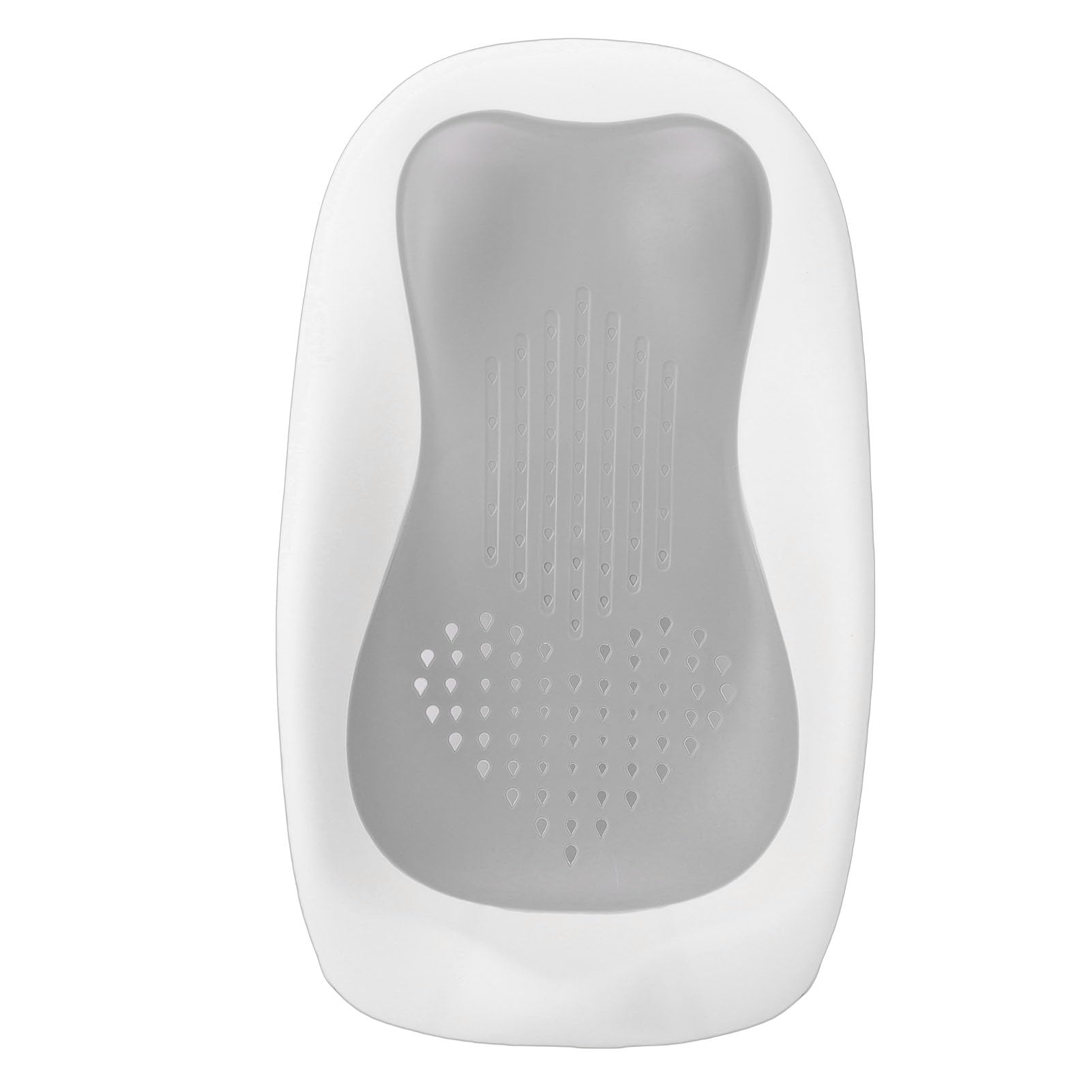 FTVOGUE Supporto per Bagnetto, Materiale Ergonomico TPE PP, Supporto Portatile per Neonati per Neonati 6 Mesi, Ideale per la Sicurezza e il Comfort del Bagnetto (GRAY)