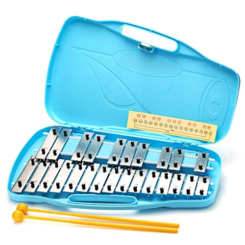 MYEONGCHANG 25note Glockenspiel, Xylophone for Kids and Adult Purcussion Instrument [Made in KOREA...