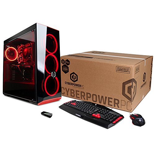 CYBERPOWERPC Gamer Xtreme VR GXiVR8020A5 Gaming PC (Intel i5-8400 2.8GHz, 8GB DDR4, AMD RX 580 4GB, 1TB HDD, 802.11AC WiFi Adapter & Win 10 Home) Black by CyberpowerPC - Image 6