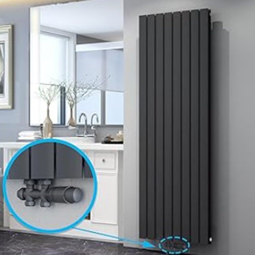 Valvola termostatica per radiatore in ottone con 7 livelli di temperatura, appositamente progettata per un riscaldamento efficiente (bianco)