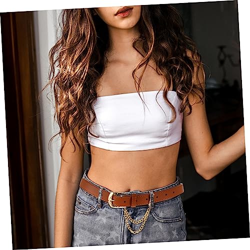 Didiseaon 1Pc Chic Waist Belt with Stylish Chain Design Versatile Accessory for Jeans Parties and Dance Performances Comfortable Fit with4