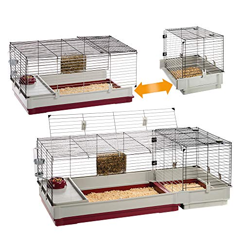 Ferplast Rabbit cage KROLIK 160, Guinea Pig and Rabbit House, Assembly