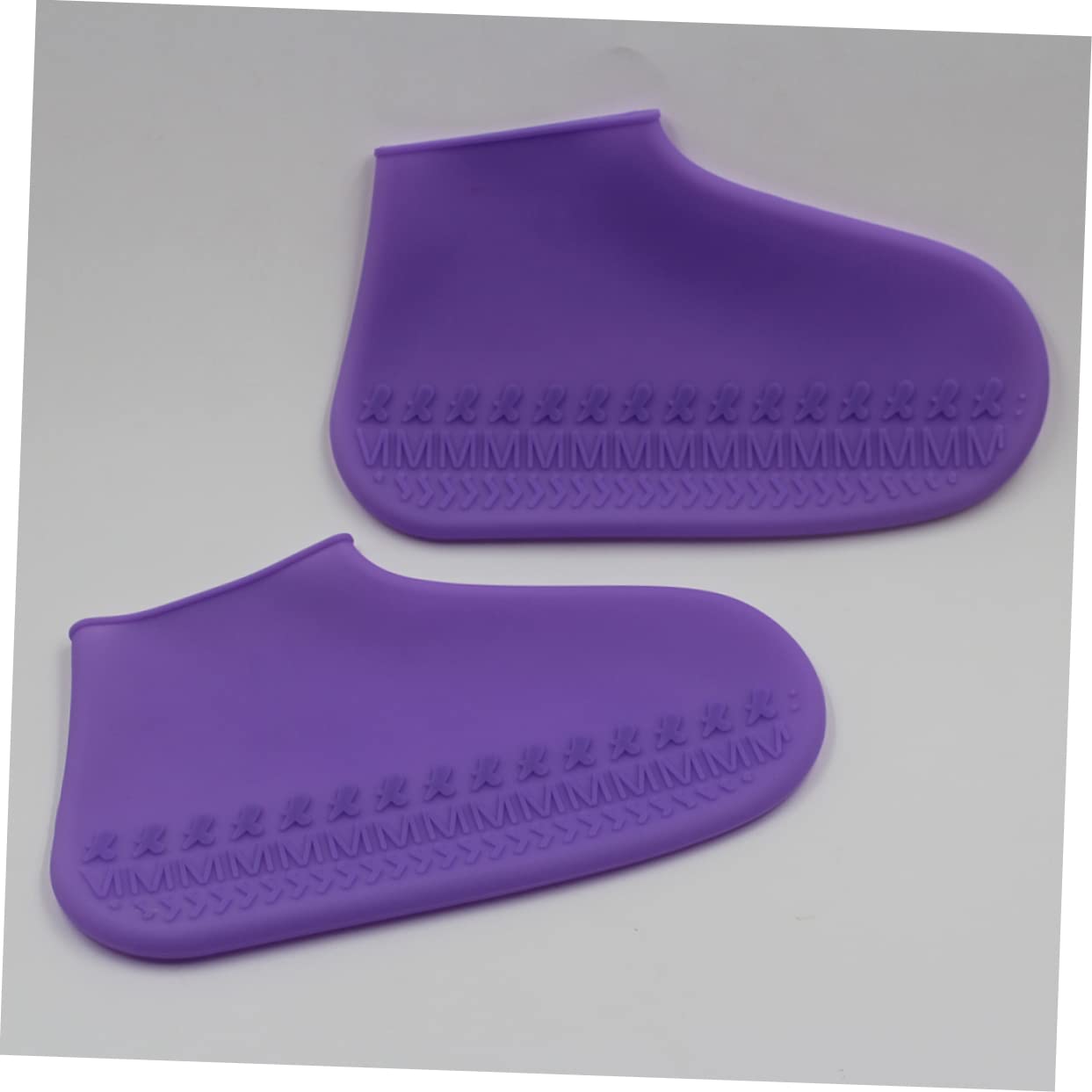 POPETPOP Couvre-Chaussures Imperméables en Silicone Antidérapants et Résistants à l'usure pour Chaussures Unisexes, pour Camping et Loisirs, Lot de Couleur Aléatoire