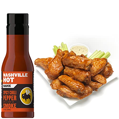 Buffalo Wild Wings Nashville Hot Sauce - Spicy Chili Pepper With A Hint Of Smoke - 2 Pack (12 Fl Oz Each) #TOP1