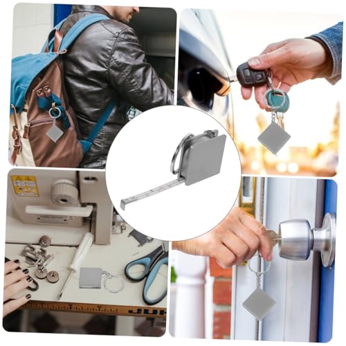 Cinta métrica mini retráctil con llavero SEWACC miniatura 5