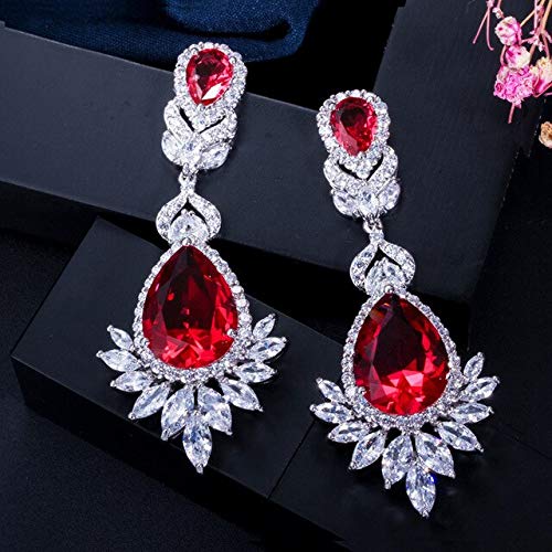 Bijoux d'oreilles en argent 925 et zircon brillant cadeau pour femme