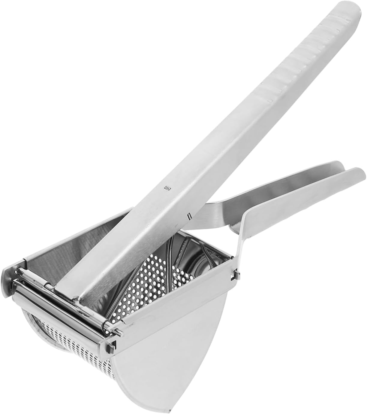 VALICLUD Stainless Steel Potato Ricer and Fruit Press Manual Masher for Effortless Garlic and Vegetable Puree for Home Cooking and Meal Prep