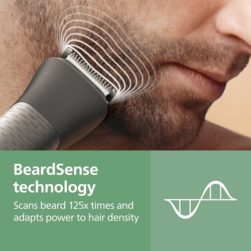 Image of Norelco Philips All-in-One Series 7000 23-Piece Trimmer - Electric Shaver and Clipper for Face, Beard, Head & Body, Self-Sharpening Titanium Blades, 26 Length Settings (0.5-16 mm), MG7970 /49