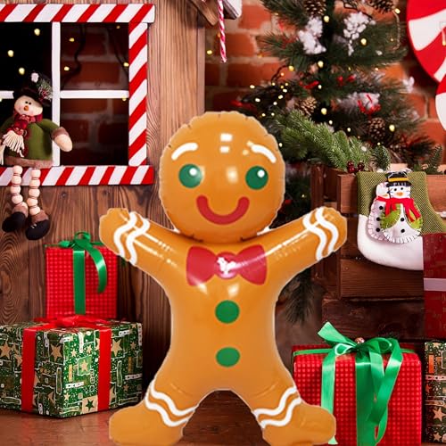 Weihnachtliche Gartendeko Weihnachtsdeko Außen 21 Dorclife 107CM Aufblasbare Weihnachtsdeko Aussen Weihnachten Lebkuchen...