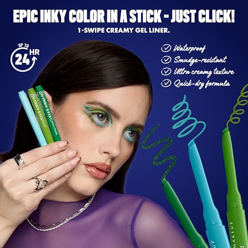 NYX PROFESSIONAL MAKEUP Epic Inky Stix Eyeliner, Mechanical Cream Gel Eyeliner, Waterproof Formula With Up To 24HR Wear - 02 Ember Energy (Matte Warm Brown) - image 5