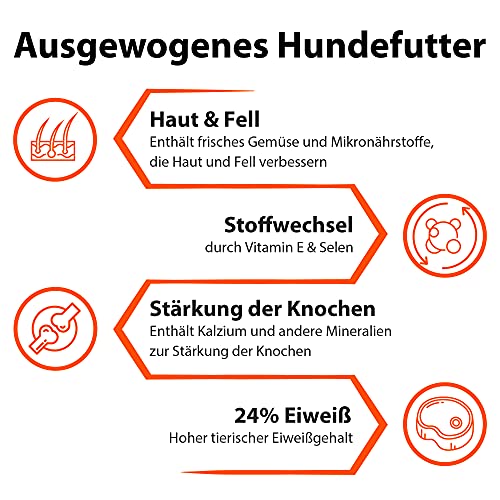 German SHEPHY Dog Food Geflügel (1 x 10 kg) | Hundefutter trocken | Super Premium Trockenfutter für ausgewachsene Hunde | 1er Pack