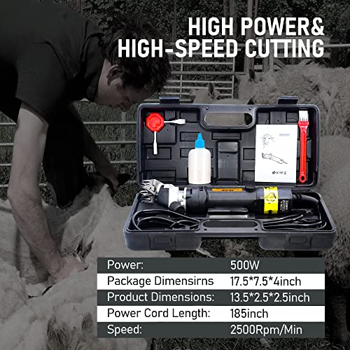 Elektrische Schafschermaschine GDJOB 690 W für Schafe, Ziegen und Rinder