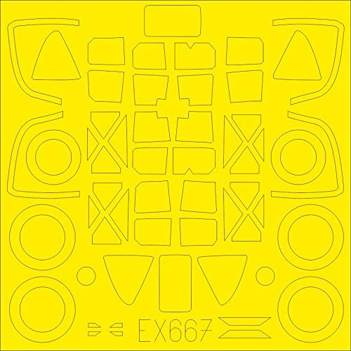 Masque Eduard 1:48 P-38F/G EDMEX667 masquage verrière peinture