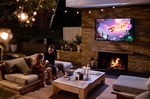 Image of SAMSUNG 75-inch Class QLED 4K The Terrace Partial Sun Outdoor, Direct Full Array 16x, Quantum HDR 32x, Weatherproof, Wide Viewing Angle Smart TV w / Alexa Built-in (QN75LST7TAFXZA, Model)