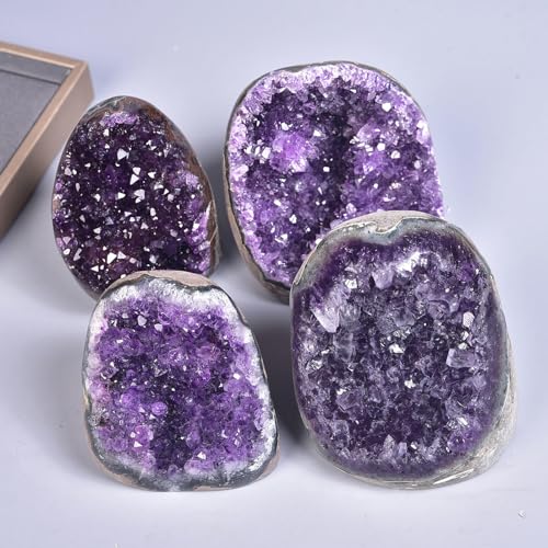 Regalo espiritual geoda de amatista mineral natural de un kilo 5