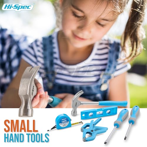 image for Hi-Spec 16pc Blue Kids Tool Kit Set & Child Size Tool Belt. Real Metal