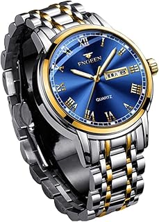 Relógio masculino "sublime" em aço inoxidável 41mm com ponteiros lu