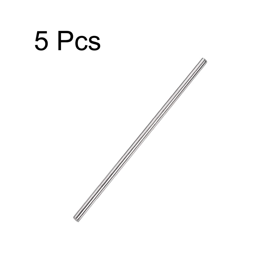 Sourcing Map 2mm X 150mm Tige Acier Inoxydable 304 Barre Rond Solide Pour Bricolage Artisanat 2Pcs