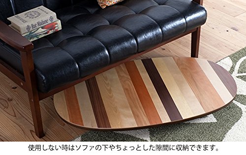 Amazon.co.jp: 家具の赤や 寄せ木 天然木折りたたみテーブル スクエア