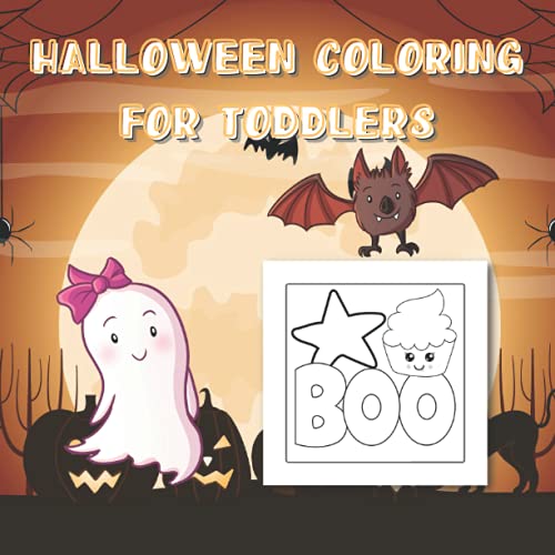 Halloween Coloring for Toddlers: Coloring gift for 2-4 year olds who love Halloween image 2