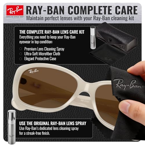 Image of Ray-Ban RB4101 JACKIE OHH Sunglasses with Official Eyewear Kit