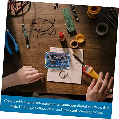Kit de bricolaje con módulo de visualización de bits y teclas interactivas en pack de 4 7