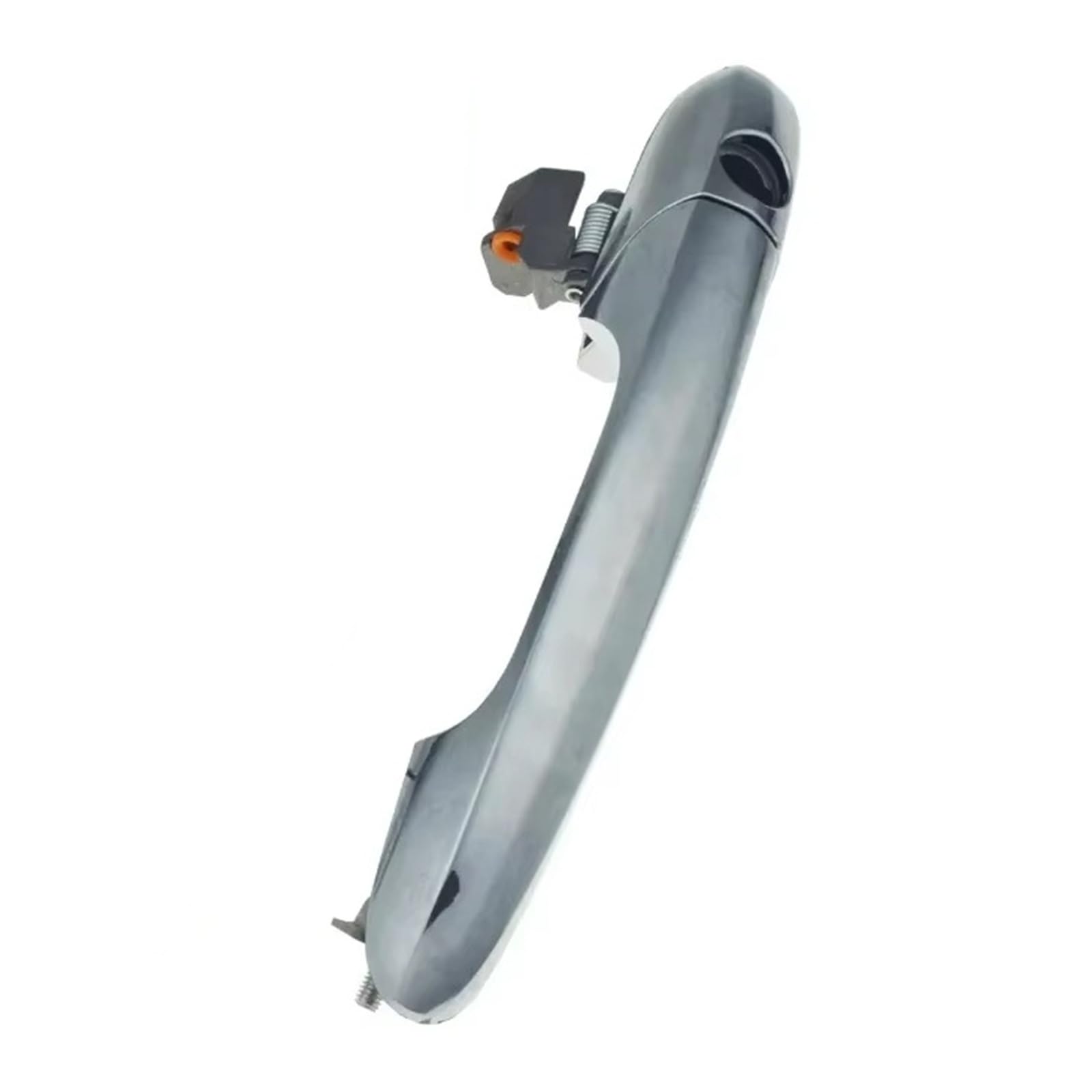 BYSKJZ Car Outer Door Handle Replacement for Fiat 500 2007-2018 2019 2020 Car Chrome Outside Door Handle Front Left Right Side 735451696 735592024 735485875 735592028(Left with Hole)