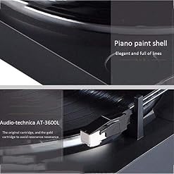 T30 entièrement Automatique de Disque Vinyle Player, Supports 2 Vitesses de 33/45,1 Bouton de sélection de 2 Vitesses, soutient diverses spécifications, de Profondeur et Son Stable - Les Beatles, Paul McCartney, John Lennon, RIngo Starr, George Harrison T30 entièrement Automatique de Disque Vinyle Player, Supports 2 Vitesses de 33/45,1 Bouton de sélection de 2 Vitesses, soutient diverses spécifications, de Profondeur et Son Stable – Image 3