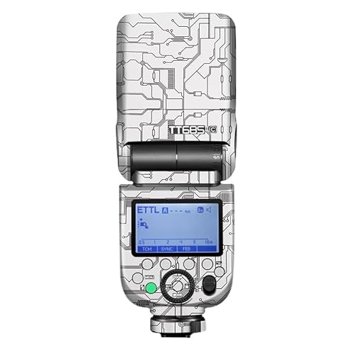 �ɓK������ Godox TT685 II�p���h�~�J�����t���b�V���X�L���X�e�b�J�[ �t���b�V���R�[�g Vinly �ی�t�B���� �{�f�B�v���e�N�^�[ �f�J�[���J�o�[ TT685II(�T�[�L�b�g�z���C�g)