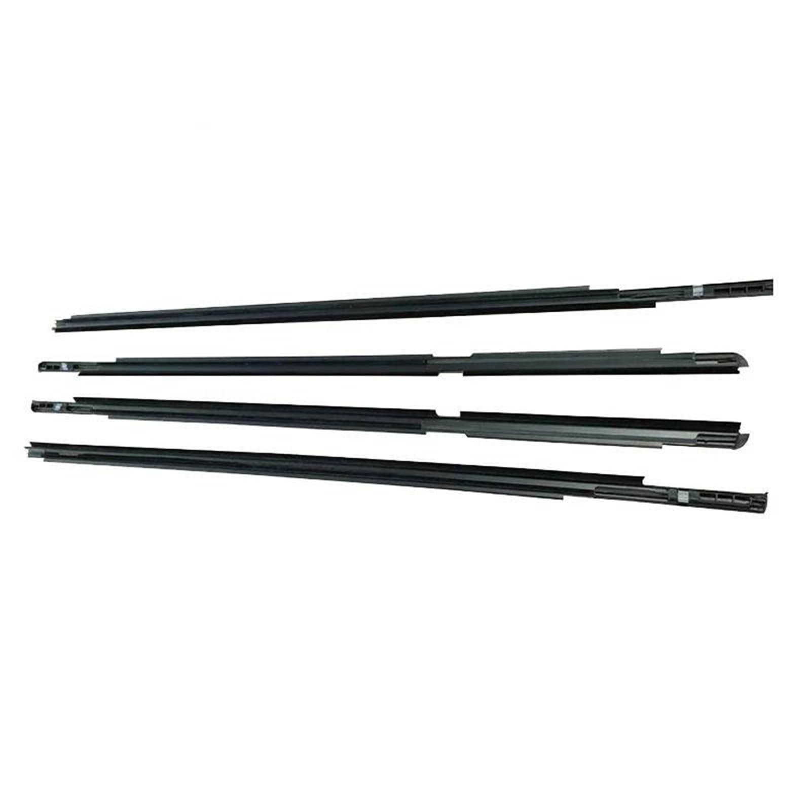 Nmjlqw One Color 4Pcs Window Weatherstrip For Toyota For Yaris Hatchback 2006-2013 Front Rear Side Glass Exterior Rubber Sealing Strips