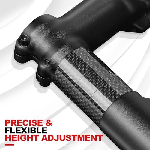 image for Mihoutal Carbon Fiber Bike Headset Spacers, Bike Stem Spacers 1 1/8 In