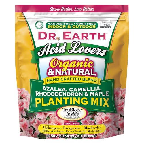 Dr. Earth Acid Lovers Azalea, Camellia, Rhododendron & Maple Planting Mix - 8 Quart