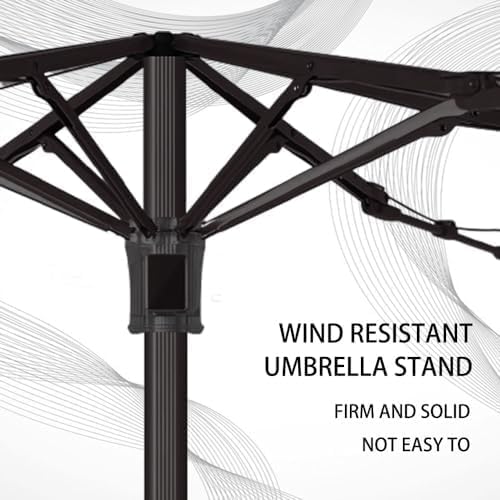 Adjustable Steering Angle, Clip-On All-Round Protection, Convenient and Lightweight, for Sun Protection Lightweight, Easy to Install, Stroller Umbrella, Baby Umbrella Stroller Accessory. (Green) - Image 3