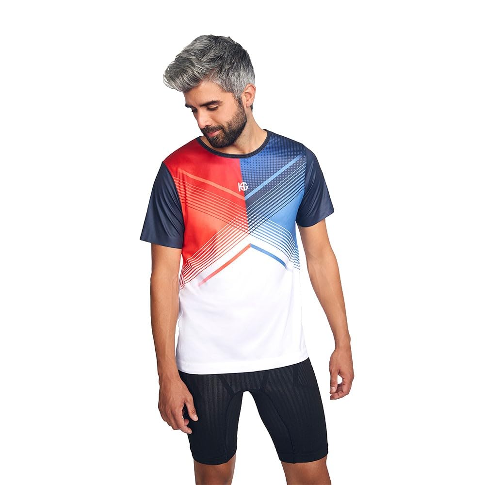 HG Sport Maglietta A Maniche Corte Printed 2XL-3XL