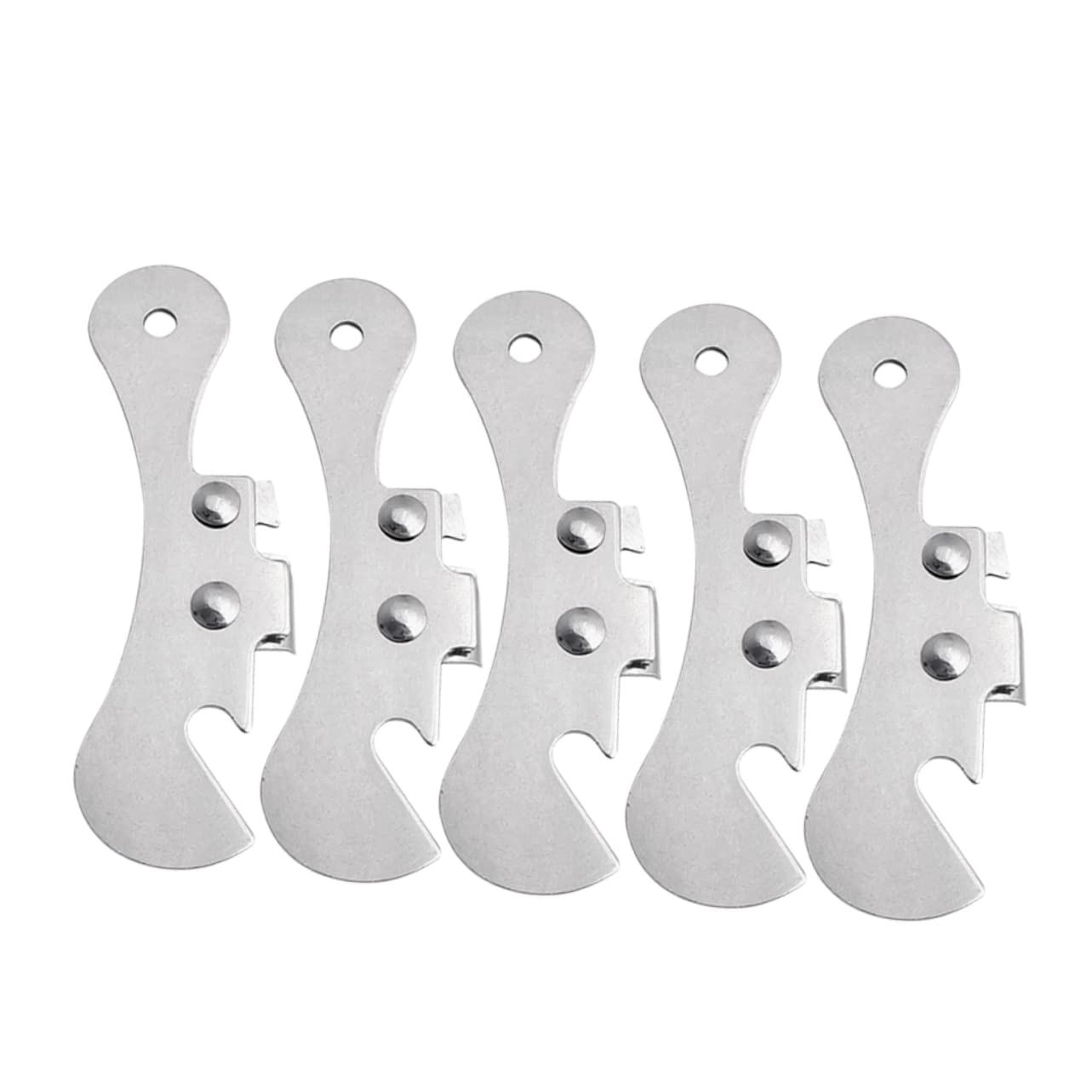 Cabilock 3 Set Apriscatole Manuale Professionale Inossidabile Con Antiscivolo Per Lattine E Bottiglie Gadget Ristoranti E 5 Pezzi * 3