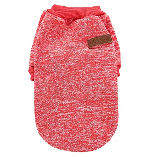 Image of Dog Sweaters for Small Dogs, Soft Fleece Puppy Clothes, Warm Winter Coat