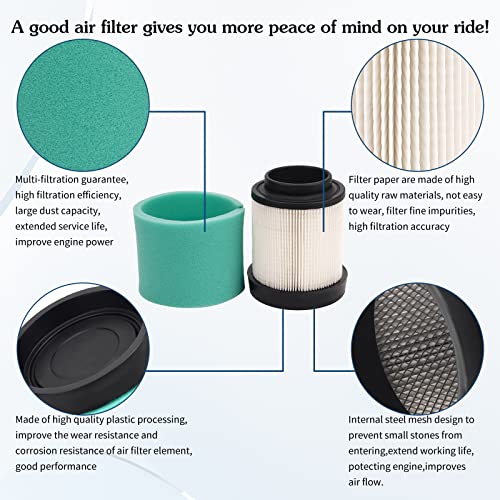 Lcgly 1 Pcs Air Filter 1253372 Compatible With Polaris Atp 330 4X4 Magnum 325 2X4 4X4 Trail Blazer 330 Trail Boss 325 2X4 330 Quad Atv 2001-2009 #TOP3