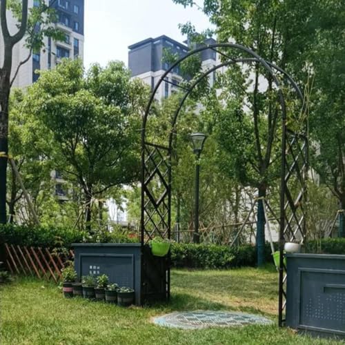 Arche de jardin en métal résistante au vent et modulable - 4