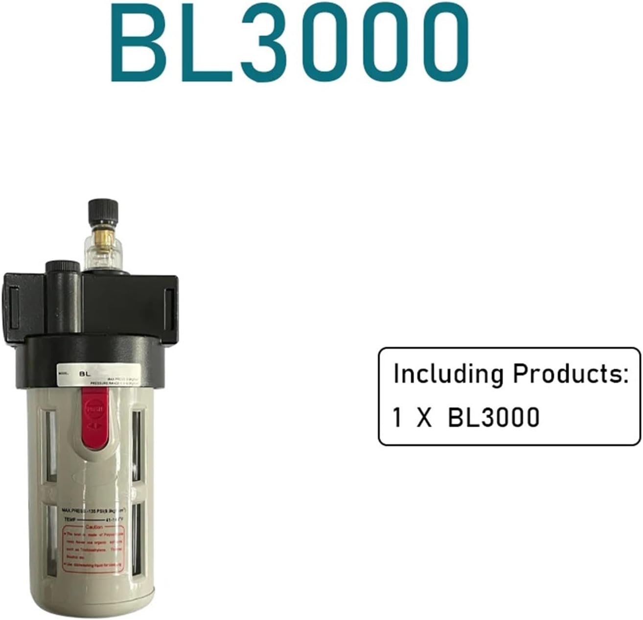 Lubricator Regulator Compressed Air Filter Airbrush Air Compressor Pressure Reducing BL2000/3000/40001/4 3/8" 1/2"