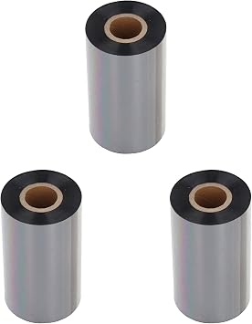 3PCS Thermal Transfer Ribbon Kb100 B for Label Printer Barcode Printer Thermal Transfer for TSC for Argox for Zebra for Toshiba for POSTEK