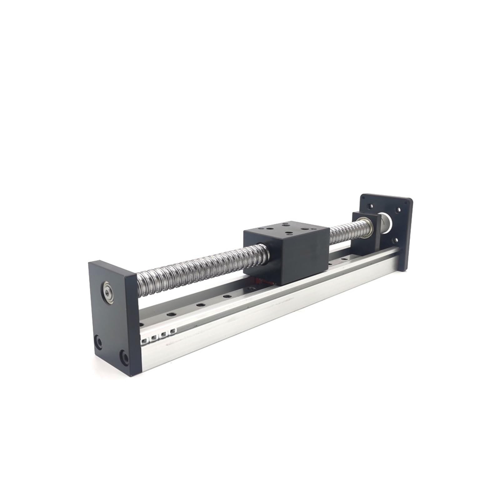 Szyna liniowa, 100-1000mm Skok Elektryczny Stół Przesuwny CNC Drukarka 3D Prowadnica Liniowa Etap MGW12R Szyna Aluminiowa SFU1204 Śruba Kulowa do frezarek CNC DIY(500mm Stroke)