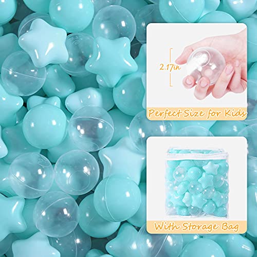Realhaha Balls for Ball Pit, Play Pin Balls Bulk for Toddlers Plastic Balls Great for Kids Party Or Dog Playground Equipment Playtoy,Kid Ball Pits & Accessories - Thumbnail 4