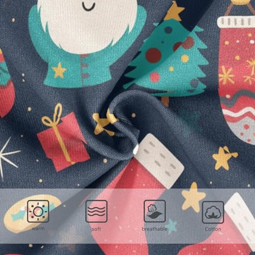 Stockings Christmas Girls' Stretchy Triangle Panties Breathable Underwear for Toddler Girls in Sizes 2T,3T, 4T, 5T, 6Y and 8Y3