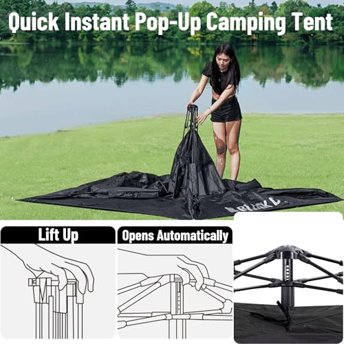Carpa de camping portátil para 2-3 personas miniatura 2