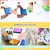 Jetec 36 Pcs Mini Ink Pads for Stamps, Rainbow Finger Washable Ink Pad for Scrapbooking, DIY Craft Project Scrapbook Supplies for Adults (Classic) #3