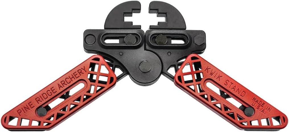 Pine RidgeArchery Kwik Stand Bow Support, Fit on Most Bow Limbs, Perfect for Ground or Box Blind Hunting