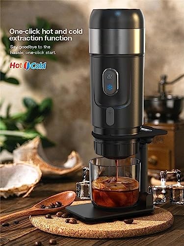 Cafetera exprés portátil 12V con capacidad de 5 tazas miniatura 5