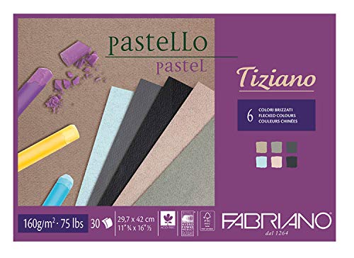 Papel bloques de algodón Fabriano con alta absorción para técnicas de pastel