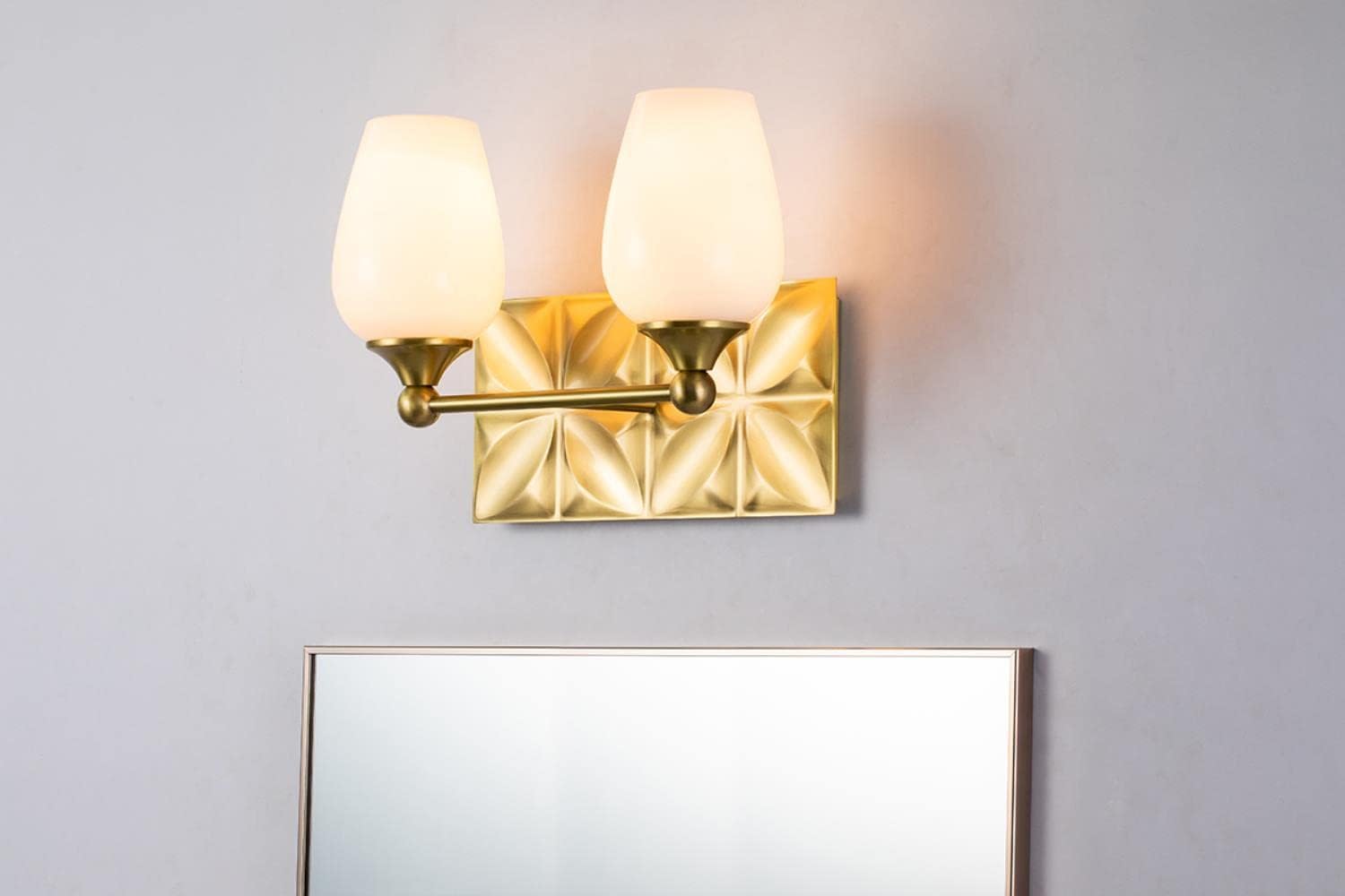 Lucas + McKearn Lighting Collection BB1300AGB-2 Epsilon Bathroom Vanity Light AGB